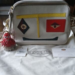 Fossil Leather Sydney Crossbody Bag